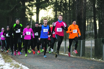Suositun Teivocupin osakilpailuihin osallistuu kymmeniä juoksijoita. (Kuva: Teivo Stayers)