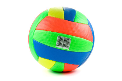 color volleyball ball
