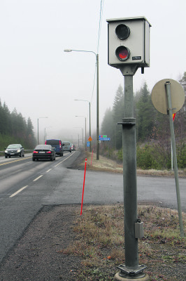 Automaattinen liikennevalvonta valvoo Ylöjärvellä tehokkaasti autoilijoita.