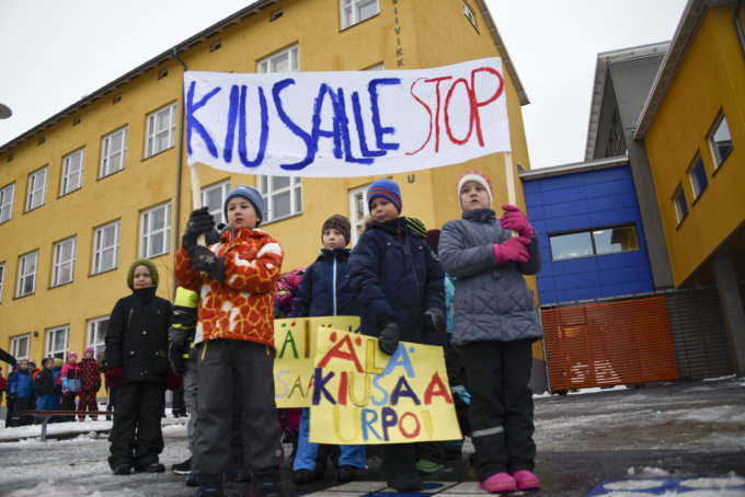 Kiusalle stoppi -kampanja, koulukiusaaminen, peruskoulu, alakoulu, Siivikkalan koulu