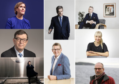 Laura Huhtasaari, Matti Vanhanen, Merja Kyllönen, Nils Torvalds, Paavo Väyrynen, Pekka Haavisto, Sauli Niinistö, Tuula Haatainen, Presidentinvaalit 2018