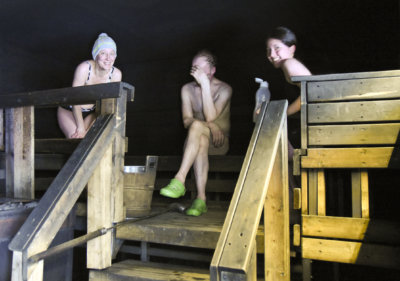 veittijärven sauna, avantouinti, talviuinti