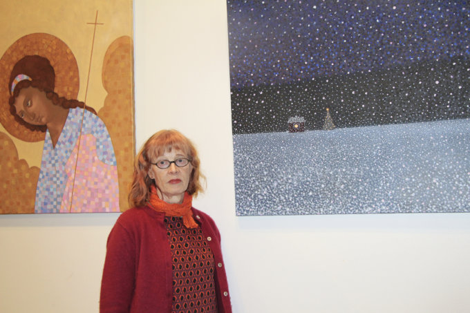 Annukka Laine, taidenäyttely, Leija, (kuva: Iiria Lehtinen)