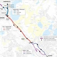 Kaupunginhallitus linjasi ratikan reitit Ylöjärvellä pariin eri vaihtoehtoon
