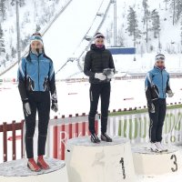 Ryhdin tytöt Haataja, Henriksson ja Hiitelä palkintokorokkeelle talven avauskisassa Rukalla