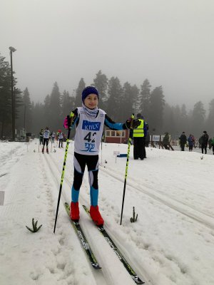 Vilma Pyhtilä paalupaikalla N10-sarjan finaalissa, kuva Heikki Hiitelä