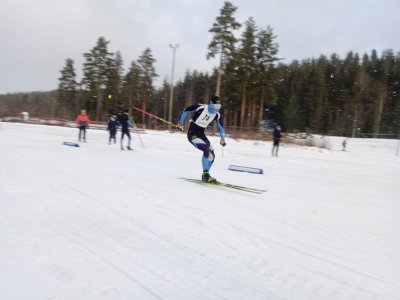Tino Stenman Keuruun sprintin välierässä, kuva Aki Stenman_1