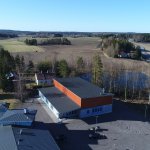 Muuttuva Ylöjärvi taivaalta – Viljakkalan yhtenäiskoulun liikuntahalli Vilske