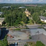 Muuttuva Ylöjärvi taivaalta – Näin kirkonseutu on muuttunut neljässä vuodessa