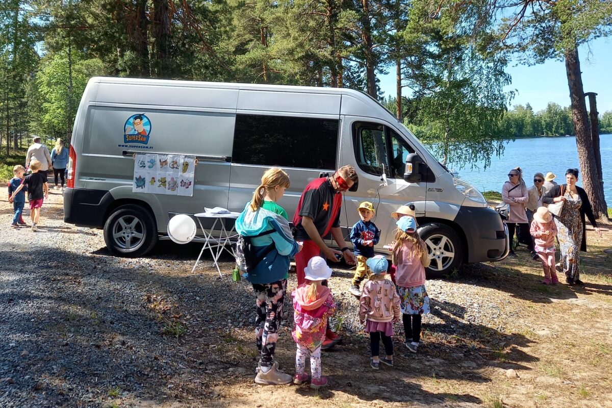 Paijalan rannassa vietettiin koko perheen kesätapahtumaa